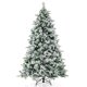 thumbnail image 4 of Árbol de Navidad flocado preiluminado Costway 210 cm con 300 luces LED, 4 of 4