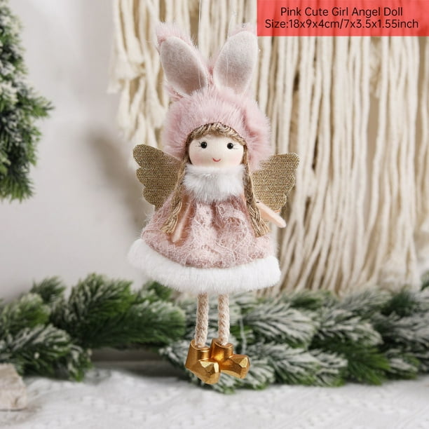 Merry Christmas Ornaments DIY Xmas Gift Santa Claus Snowman Tree Pendant Doll Hang Decoration for Home Noel Natal Happy New Year