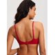 thumbnail image 3 of Sostén DOBREVA 42DD de Encaje Push Up sin Relleno Rojo, 3 of 5