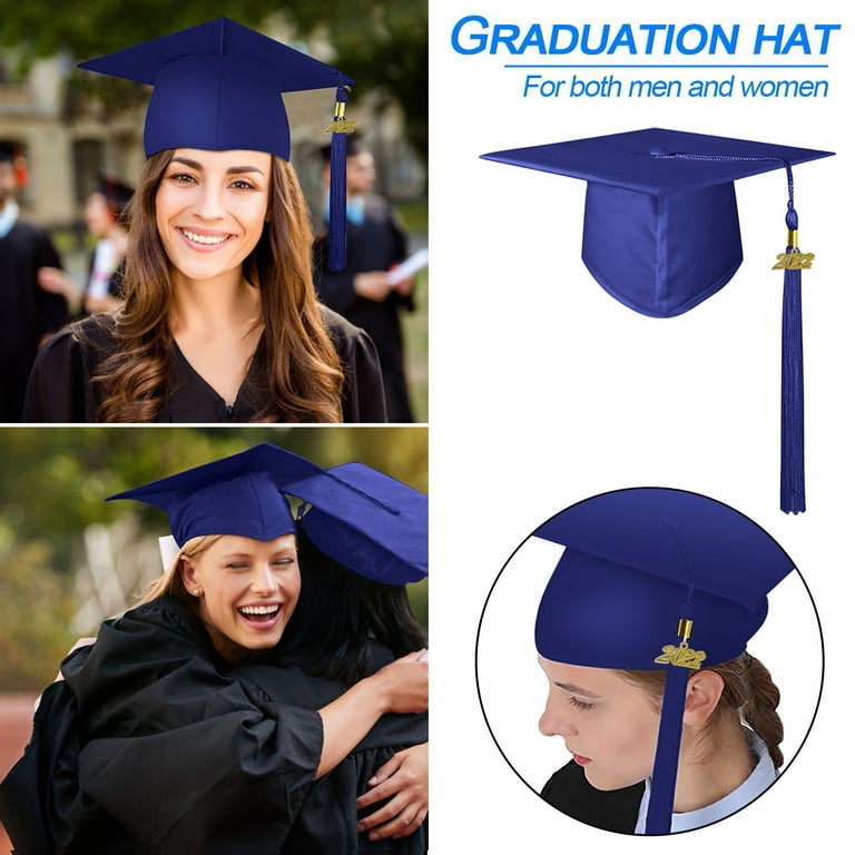 Neutral Adult Matte Graduation Cap with Tassel Adjustable High School University DB Hat World of Hat Cap Team Mens Running Hat Scuttle Hat Send Memes