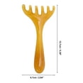 thumbnail image 2 of Unique Bargains 1 Pc Portable Antlers Head Massage Comb for Home Amber Resin, 2 of 5
