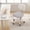 Gray, variant on XUEGW Armless Desk Chair, Height Adjustable Swivel Office Rolling Task Chairs with Soft Mesh Padded Cushion, Ergonomic Small Study Computer Chair for Girls Boys Teens (White, 1PC)