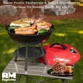thumbnail image 4 of Mini Asador Portátil Plegable De Carbón Parrilla De Acero, 4 of 7