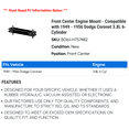 thumbnail image 2 of Front Center Engine Mount - Compatible with 1949 - 1956 Dodge Coronet 3.8L 6-Cylinder 1950 1951 1952 1953 1954 1955, 2 of 2