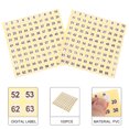 thumbnail image 2 of CRILSTYLEO 100Ud Etiquetas Autoadhesivas Prácticas En PVC Para Numerar Con Fácil De Pegar, 2 of 6