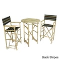 thumbnail image 4 of Zew  Handcrafted Round Natural Bar Height Pub Set, 4 of 5