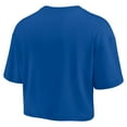 thumbnail image 3 of Women's Fanatics Royal Buffalo Bills Elements Super Soft Boxy Cropped T-Shirt, 3 of 7