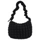 thumbnail image 1 of WDOplteas Chaleco Plisado Burbujas para Mujer Bolso para Axilas para Oficina Escuela (negro), 1 of 10