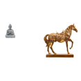 thumbnail image 1 of Estatua de mono,Estatua de Buda Mono para Interiores y Exteriores Budista,Figuras en miniatura meditando para decorar el jardín del hogar,Estatuas de caballos,Estatuas de caballos Figura de, 1 of 8