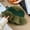 blackish green, variant on Plush Fisherman Hat For Women In Autumn And Winter, Japanese Style, Showing Small Face And Keeping Warm, Knitted Sweater Hat, Korean Version, Versatile Big Head Cap