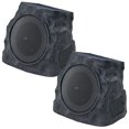 thumbnail image 1 of Altavoces Rock alimentados por energía solar uuffoo, paquete de 2, resistentes al agua, 1 of 7