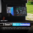 thumbnail image 4 of Z GRILLS 11002B 1068 sq. in cooking area, WIFI Wood Pellet Grill & Smoker, Electric BBQ Grill with WiFi & App Connectivity, Smart Home Technology, PID V3.1 Controller, 4 of 15