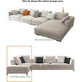 thumbnail image 2 of BH-JJSMGS Jacquard Chaise Lounge Cover,Modern Polar Fleece sectional Sofa slipcover,Stretch Left/Right Armchair Cover for loveseat L Shaped Sofa, 2 of 8