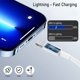 thumbnail image 5 of Cable de carga rápida para iPhone (2 x 6.6 pies) [Certificado Apple MFi] Cable de carga USB a Lightning Transferencia de sincronización de datos Compatible con iPhone 14 13 12 11 Pro X 8 7 SE iPad AirPods esquí esquí Gafas de esquí, 5 of 5