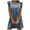 Dark Blue, variant on Womens Summer Dress Womens Summer Fashion Casual Retro Loose Ruffle Cuff Denim Short Skirt Dress