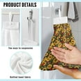 thumbnail image 6 of ZIATUBLE Sunflower Dish Towels for Kitchen Absorbent Bathroom Hand Bath Towel Easy to Clean Dish Towel Hand Towels with Snap Button Hanging Hand Towels with Loop Dish Cloths, 6 of 7