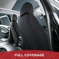 thumbnail image 3 of Rubbermaid Leather Car Seat Cover,Front Seat Cover Universal FIT,Waterproof ,Easy to Install for Most Vehicles (Black), 3 of 8