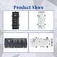 thumbnail image 4 of Interruptor selector de tracción en las 4 ruedas Yuxing 1500 2500 2001-2002 Negro, 4 of 5