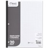 (2 pack) (2 Pack) Mead Q4 Paper Tablet, Graph Ruled, 11" x 8 1/2", 20 Sheets (19010)
