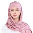thumbnail image 1 of Women Hat Ruffle Cancer Chemo Turban Wrap Cap Scarf Shawl Plaid Scarves Bulk, 1 of 3