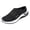 Black, variant on Rokment Women's Orthopedic Arch Support Clogs Walking Backless Sandals for Plantar Fasciitis Comfortable Breathable Mesh Tennis Non Slip Nursing Work Shoes White Size 8.5