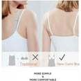 thumbnail image 3 of Camisole en Coton pour Femmes avec Soutien-Gorge Intégré - 2 en 1 Camisoles avec Soutien-Gorge Intégré - Camisoles avec Soutien-Gorge Intégré Réglable, 3 of 5