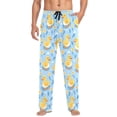 thumbnail image 5 of Duck and Flower Men's Pajama Pants Cotton Long Sleepwear Lounge Pants M, 5 of 7