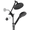 Oil-Rubbed Bronze, variant on BRIGHT SHOWERS Rain Shower Head with Handheld Spray Built-in Power Wash, High Pressure Dual Shower Head with Height Adjustable Extension Arm, 3-Way Diverter, 9 Settings Handheld, 69" Hose, Chrome