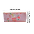 thumbnail image 1 of Agiferg School Multifunctiona Zipper Portable Canvas Large Capacity Pencil Bag Cartoon Bear Rabbit Pencil Bag, 1 of 2