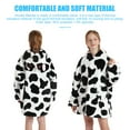 thumbnail image 4 of Sweat à Capuche Portable pour les Enfants Surdimensionné Motifs Sweat-Shirt Couverture avec Poche 4-12 Ans, 4 of 9