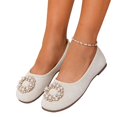 thumbnail image 5 of Willtoo Women's Ballet Flats, Round Toe Comfortable Flat Shoes, Slip‑On Non-Slip Summer Breathable Loafers Soft Sole Dress Casual Walking Shoes for Daily Party Office Wear, 5 of 5