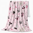 thumbnail image 2 of Pastel Goth Halloween, Mystical Festive Scene, Warm Flannel Blanket for Living Room and Family Room with Detailed Artwork, Celestial Art Lovers Halloween Gift, Festive Home Decor, 2 of 9