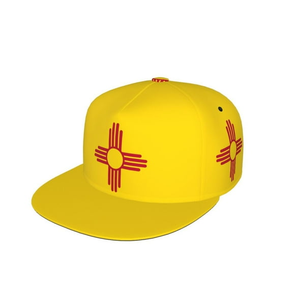 Unisex Snapback Hats New-Mexico Adjustable Flat Bill Baseball Cap Dancing Hip Hop Cap