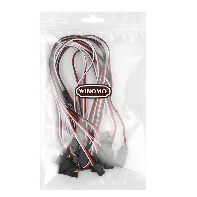 unbranded 10Set Extension Cable for RC Models with Black White Red PVC Copper 32Cm 35Cm Rc Cable Wire Plug