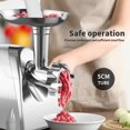 thumbnail image 3 of Heavy Duty 2800W Max Powerful Electric Meat Grinder Home Sausage Stuffer Meat Mincer Food Processor ,Easy Installation, 3 of 6