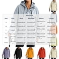 thumbnail image 3 of Womens Jackets and Outerwear Hooded Lightweight with Pockets for Travel Walking, 3 of 9