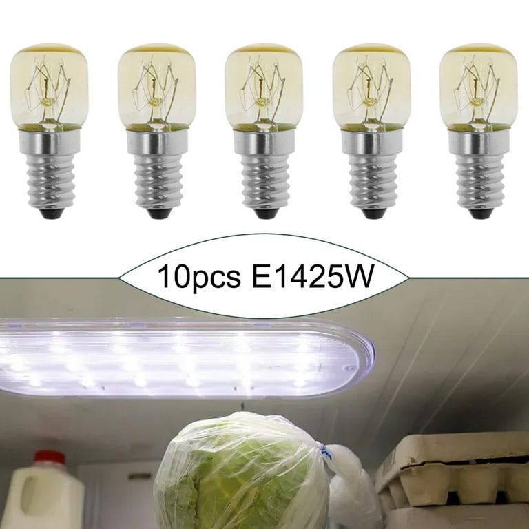 10pcs Bulb Refrigerator Light Bulb Round Light Bulbs Appliance