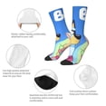 thumbnail image 4 of Goofa Bluey Chaussettes Imprimées pour Hommes, Chaussettes en Coton Douces Durables et Respirantes Évacuant l'Humidité avec Contrôle des Odeurs, 4 of 6
