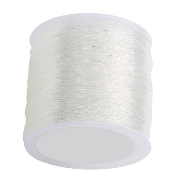 Hilo elástico transparente para hacer pulseras y abalorios 05 mm