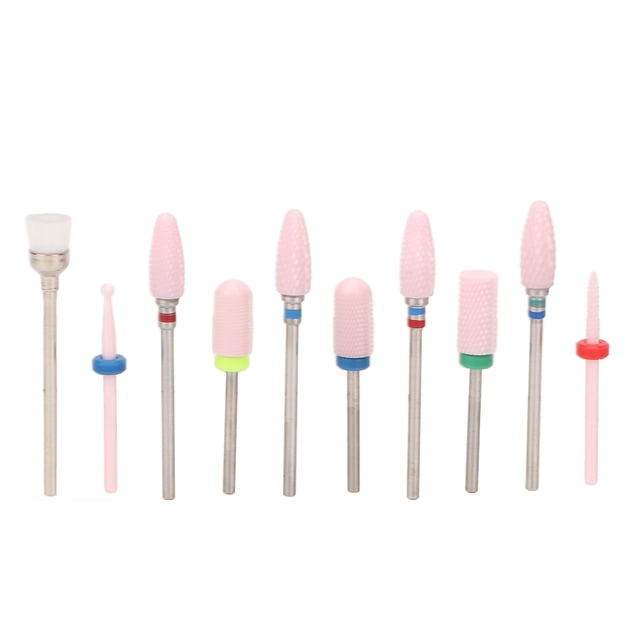 Nail Drill Bit, Gel Removal Drill Bit 10pcs For Shaping For Novice