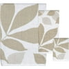 Shadow Leaves 3 Piece Towel Set, Natural