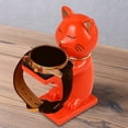 thumbnail image 3 of Soporte de Exhibición de Reloj Perfecl Gato Naranja 5 cm x 6,5 cm x 12,5 cm, 3 of 7