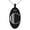Black, variant on Stainless Steel Letter C Initial Metro Retro Monogram Engraved Small Oval Charm Pendant Necklace