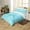 Blue, variant on Erosebridal Kawaii Initial Letter Comforter Cover Twin, Monogrammed H Duvet Cover Twin, Ribbon Cow Reversible Bedding Twin Size, Ultra Soft Bedroom Decoration, 2pcs(No Comforter)