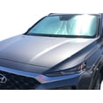 thumbnail image 2 of HeatShield, The Original Windshield Sun Shade, Custom-Fit for Hyundai Santa Fe SUV w/ Sensor 2019, 2020, Silver Series, 2 of 4