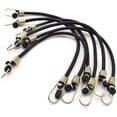 thumbnail image 2 of 10-Pack Mini Bungee Cords with HooksBlack Elastic Rope Rubber Strap, 2 of 4