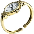 thumbnail image 3 of Blekon Collections Japanese Quartz Women's Easy to Read Round 31mm Case Metal Cuff Bangle Watch, 3 of 5