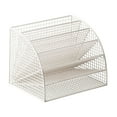 thumbnail image 2 of simhoa Fan Shaped File Organizer Desktop Holder Stand 6 Layers Shelf Large Capacity Tabletop Sorter Storage Rack for Decoration Room White and L, 2 of 8