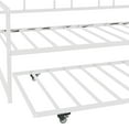 thumbnail image 7 of Uforic Alloy Steel Twin Size Daybed with Trundle, White, 7 of 7