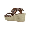 thumbnail image 3 of City Classified Women Wedge Sandals Open Toe Ankle Strap Flatform Espadrilles Platform LUTHOR-S Cheetah Leopard Print 11, 3 of 3